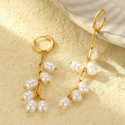 Pearl Drop Tarnish Free Earrings