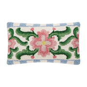 Vintage Floral Tile Lumber Hook Pillow
