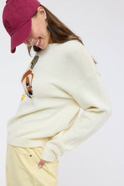 Cream Duck Sweater