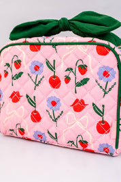 Getaway Toiletry Bag, Cherry Lips
