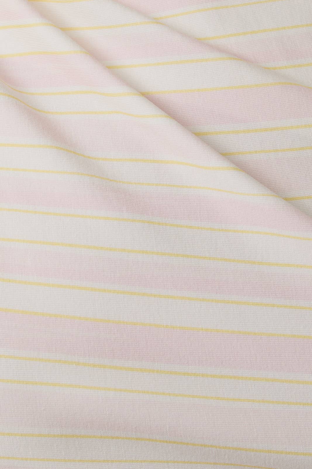 Pink Striped Asymmetrical Top