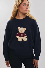 Sweater Teddy Bear Graphic Sweater