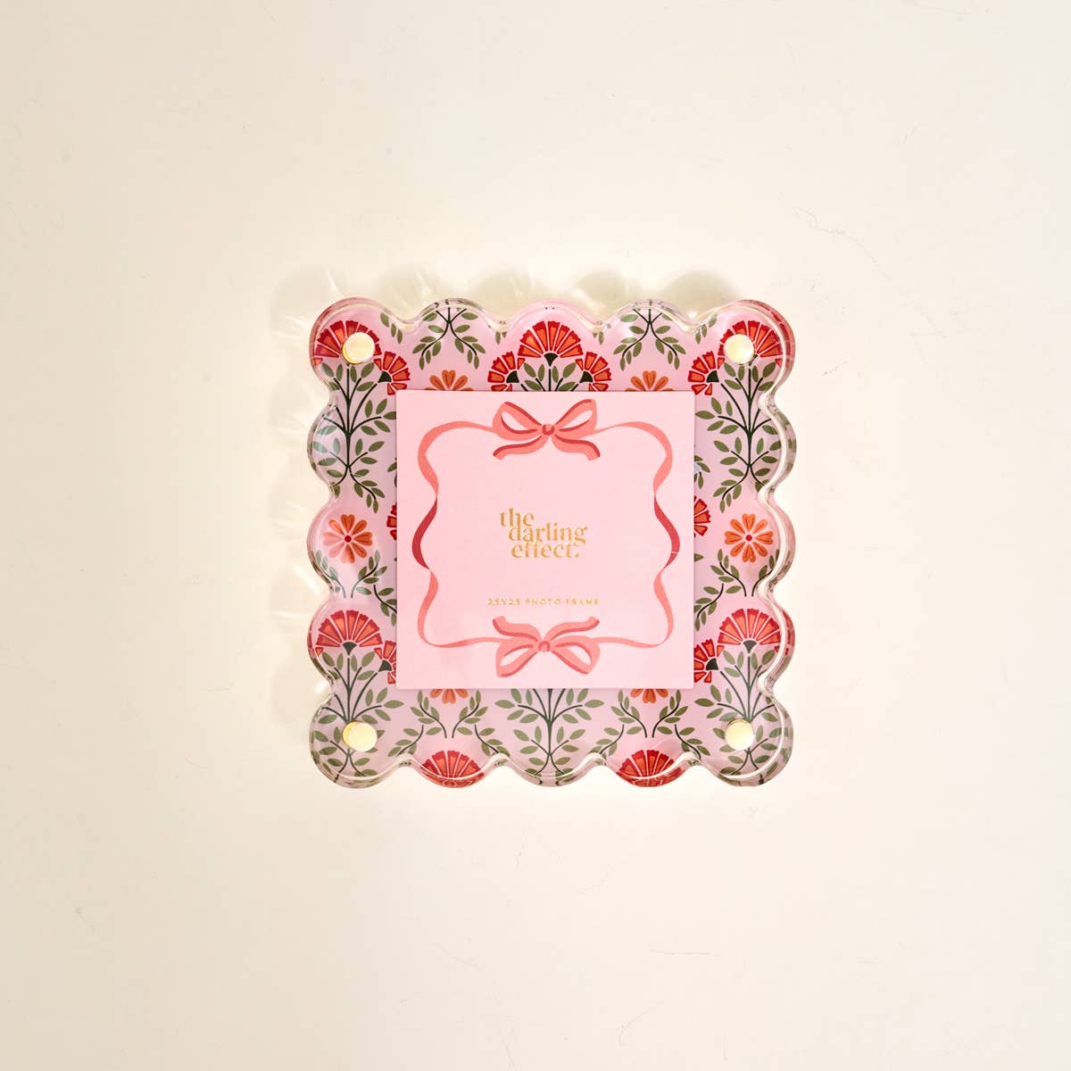Acrylic Picture Frame–Everbloom Dusty Rose