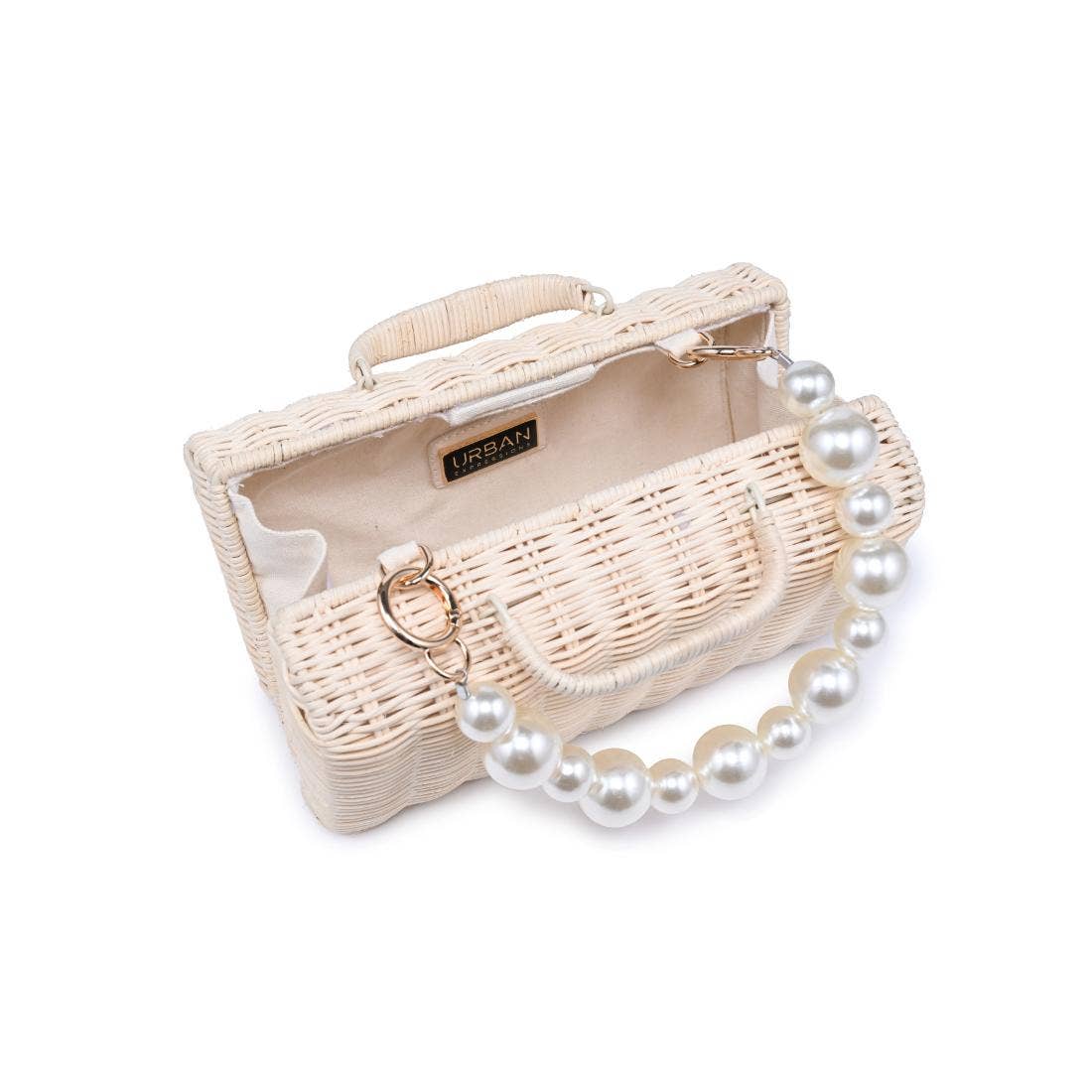 Cream Everly Evening Bag
