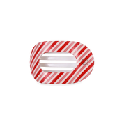Flat Round Hair Clip | Small | Candy Cane Crush at Ninety Nine Boutique