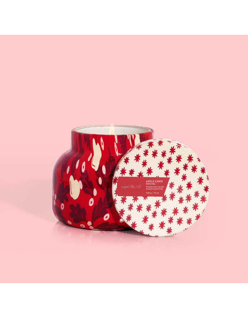 HOLIDAY PATTERN PLAY - APPLE CIDER SOCIAL PETITE JAR, 19 oz