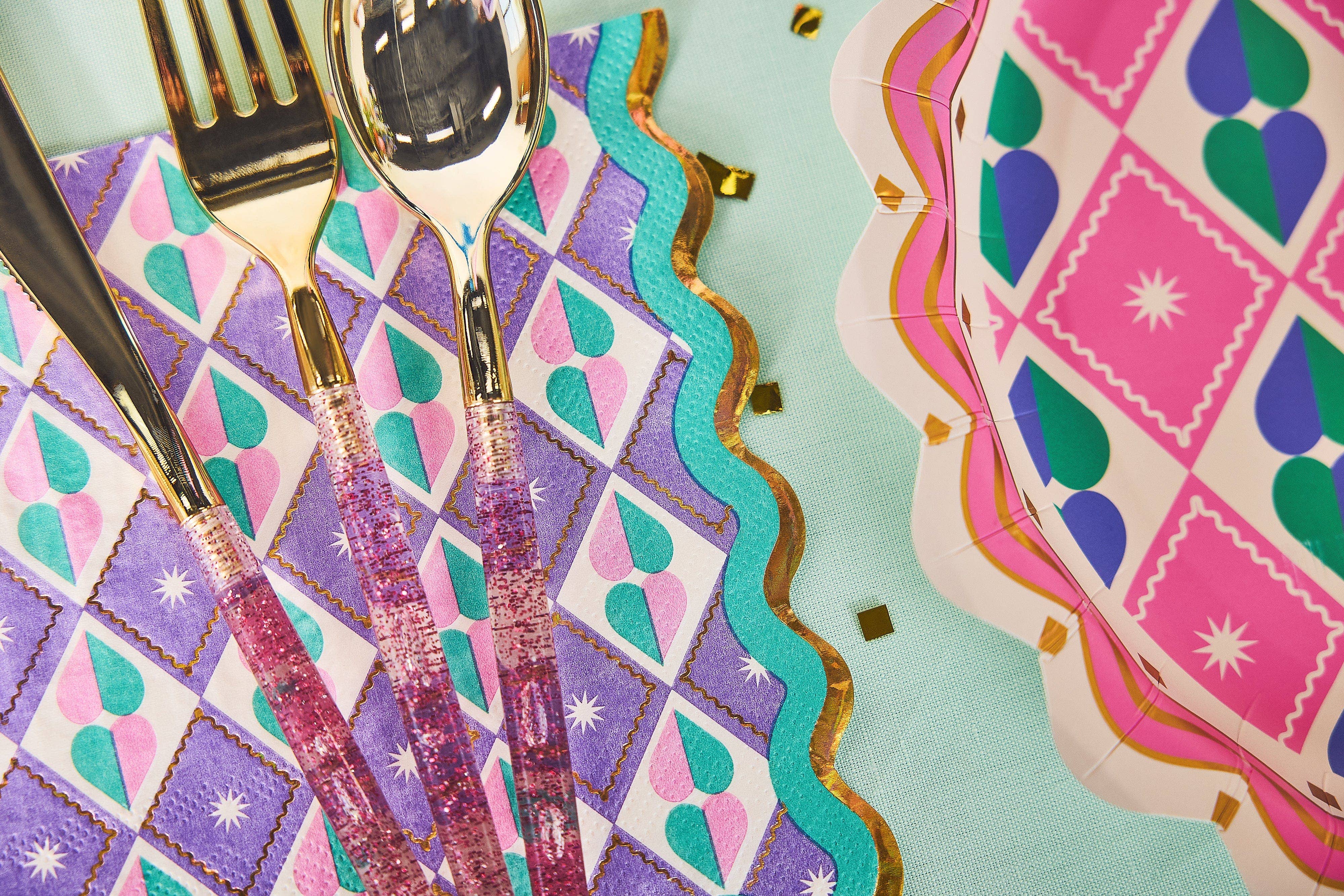 Better With Confetti Utensil Set (30 ct) — view 7
