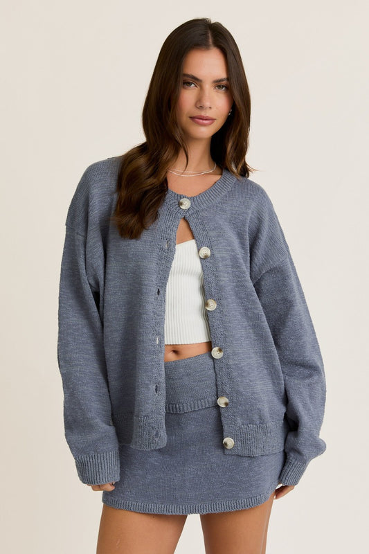 Blue Cardigan