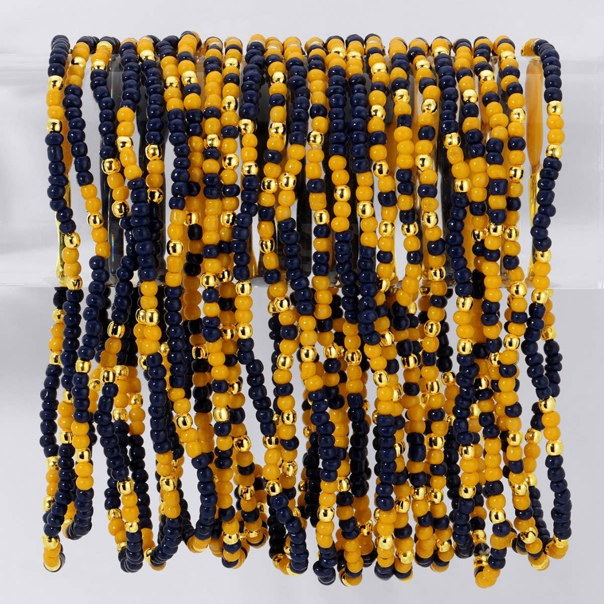 Stretch Seed Assorted Bead GAME DAY Bracelets