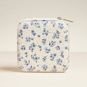 Blue Flower Pattern Jewelry Box