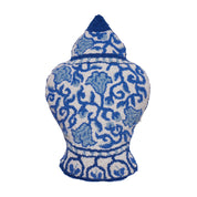 Shaped Chinoiserie Vase Hook Pillow