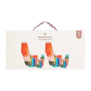 The Big Frill Multicolor Fringe Canopy Banners (set of 2) showing lightweight