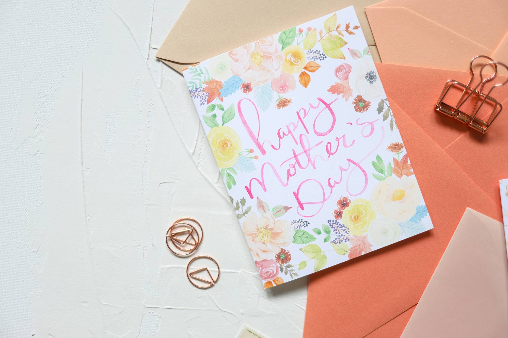 Happy Mother's Day Floral Greeting Card