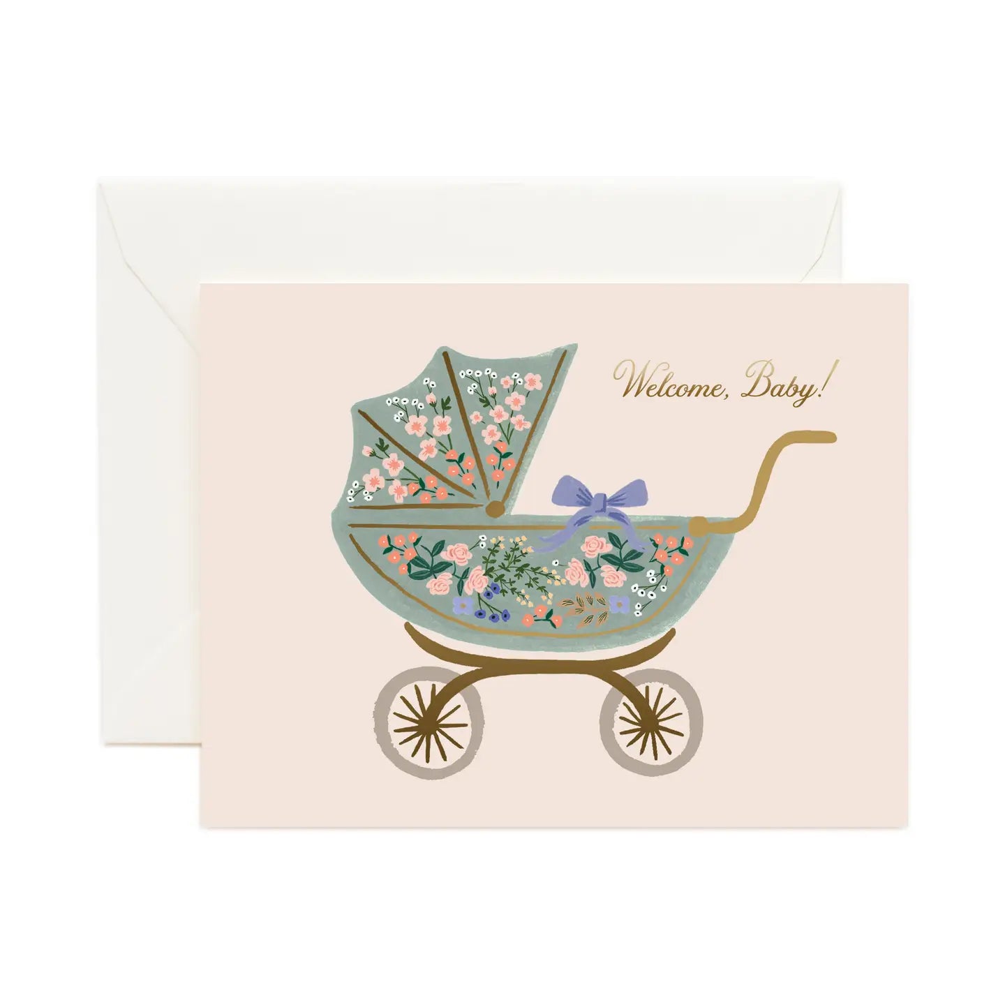 Floral Pram Card