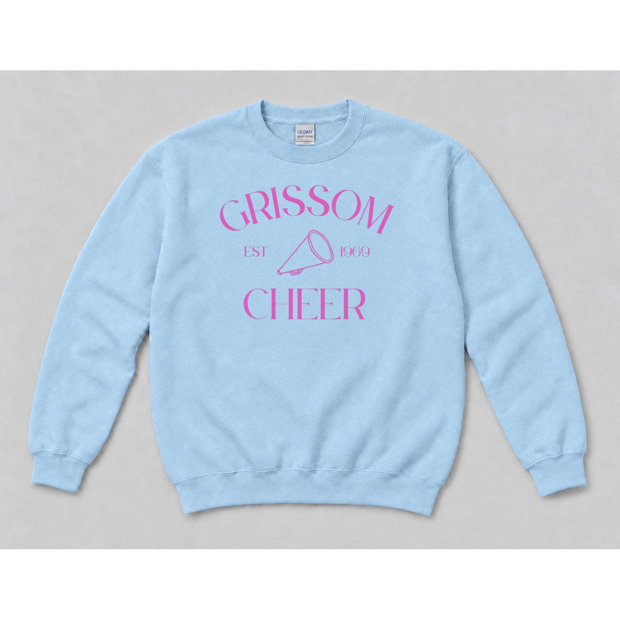 Crewneck Light Blue mockup