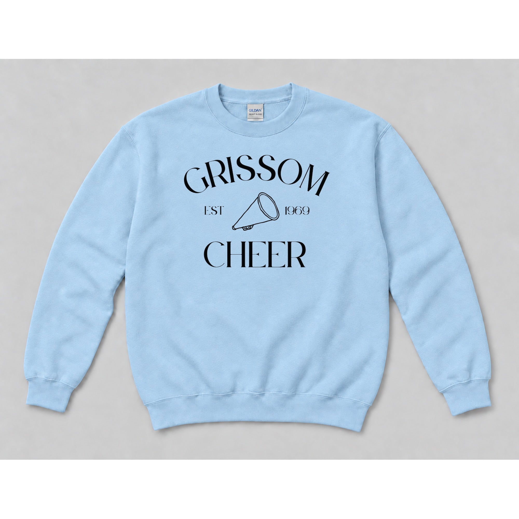 Crewneck Light Blue mockup