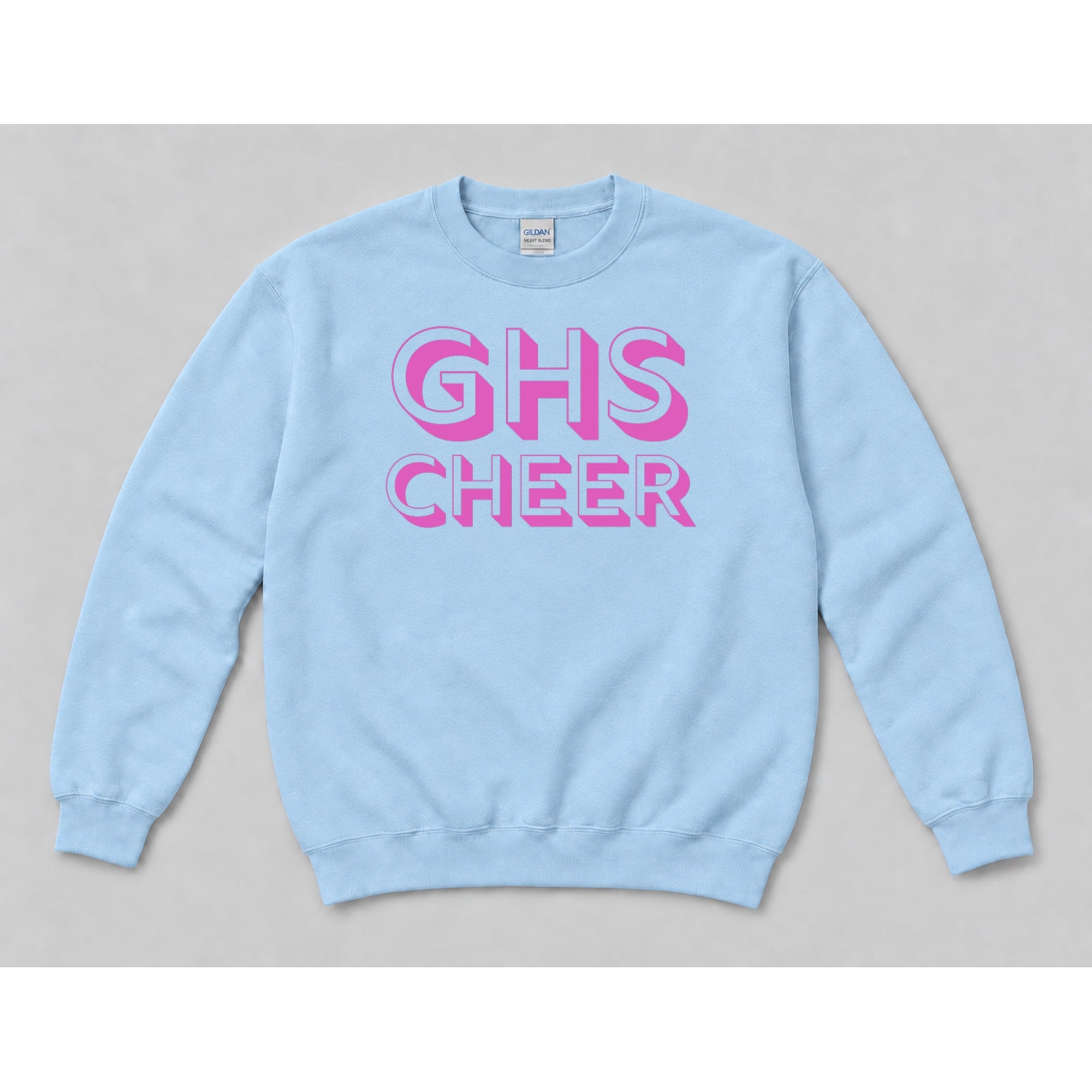Crewneck Light Blue mockup
