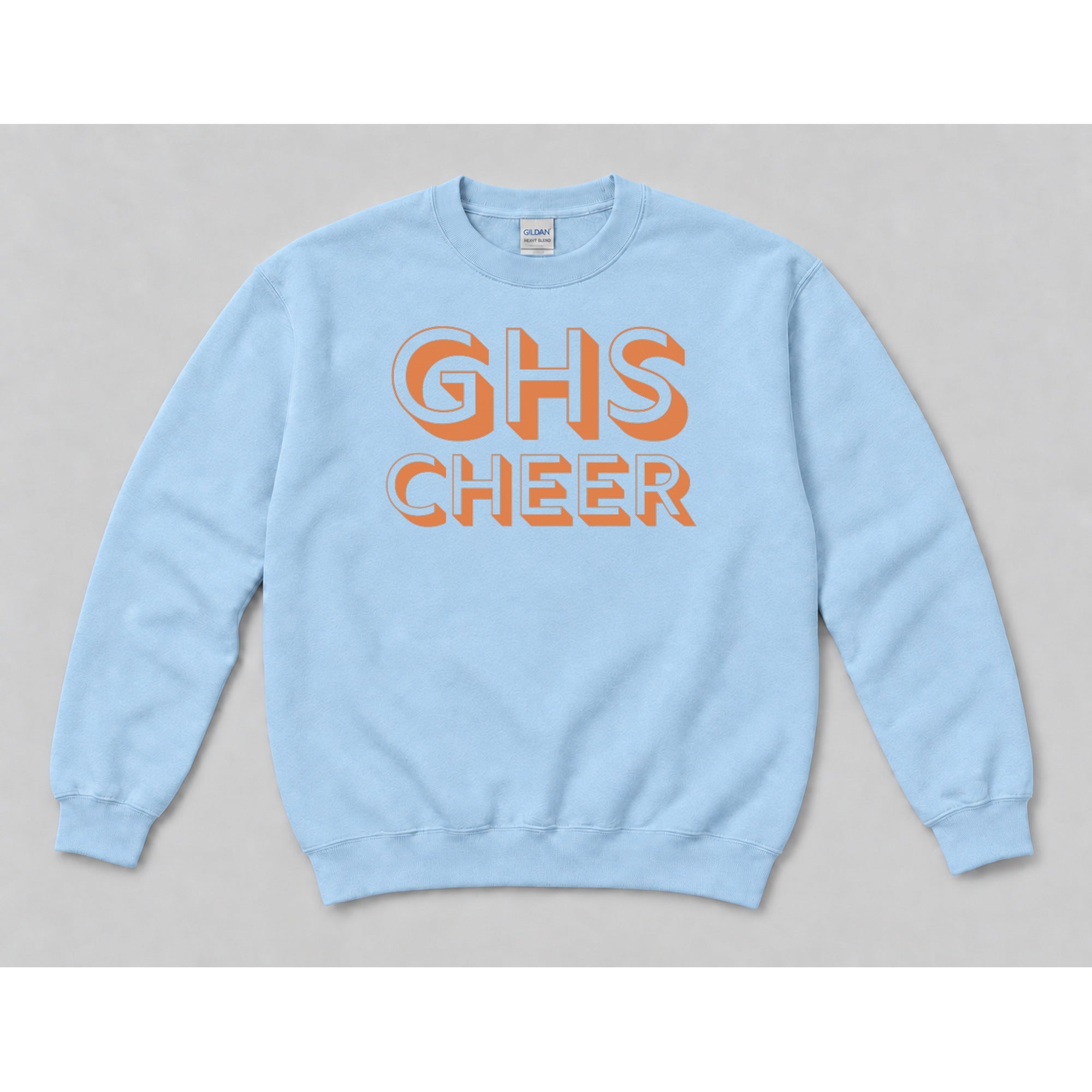 Crewneck Light Blue mockup