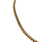 Gold Chevron Chain Necklace