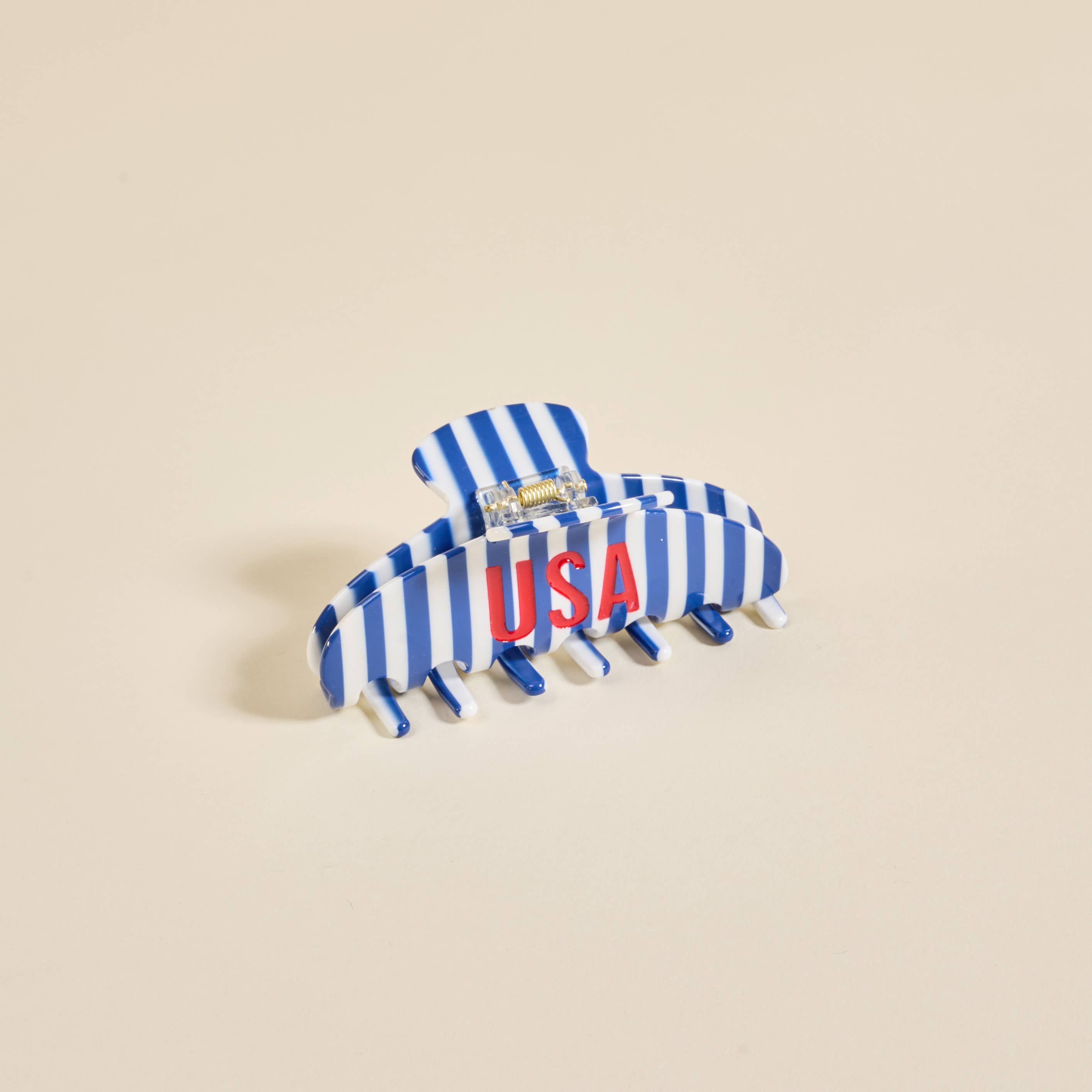 USA Pinstripe Claw Clip