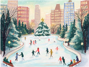 City Sidewalks Christmas Jigsaw Puzzle 500pc
