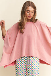 Pink French Terry Top