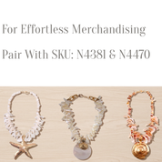 Chunky Shell Starfish Necklace