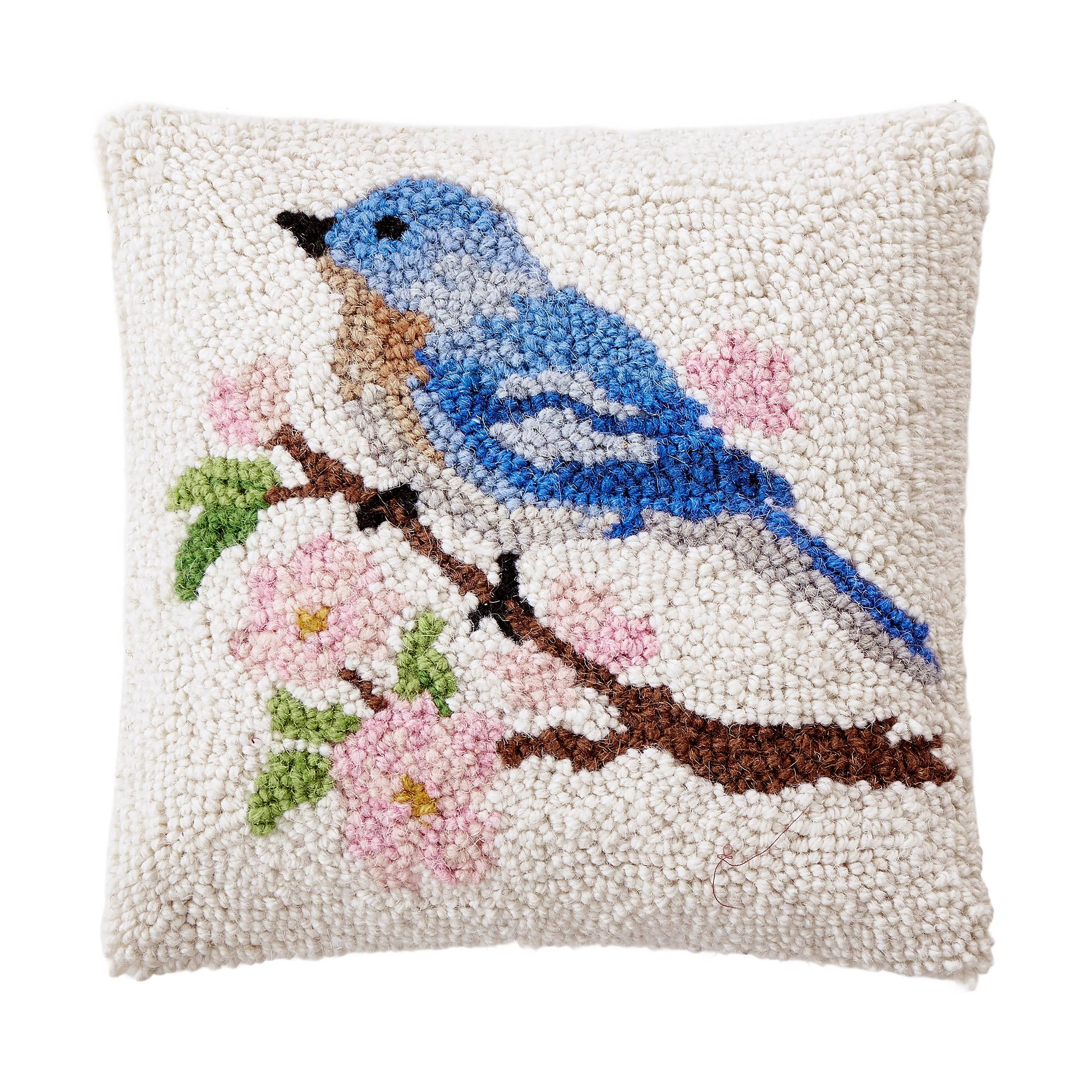 Bluebird Hook Pillow