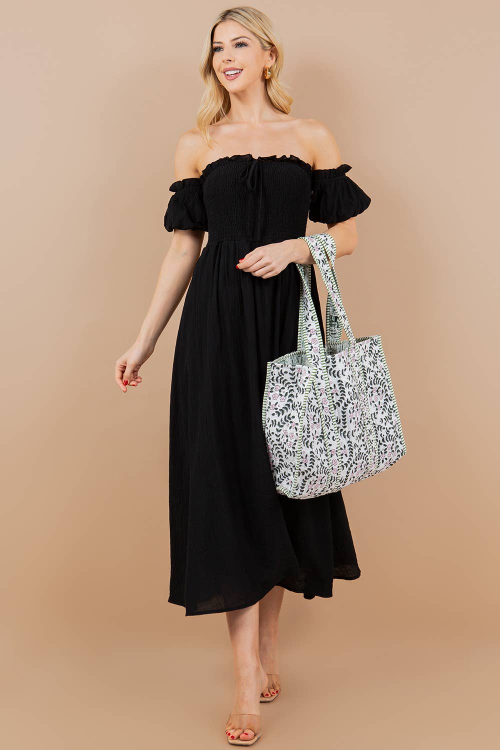 Cabana Quilted Tote Bag