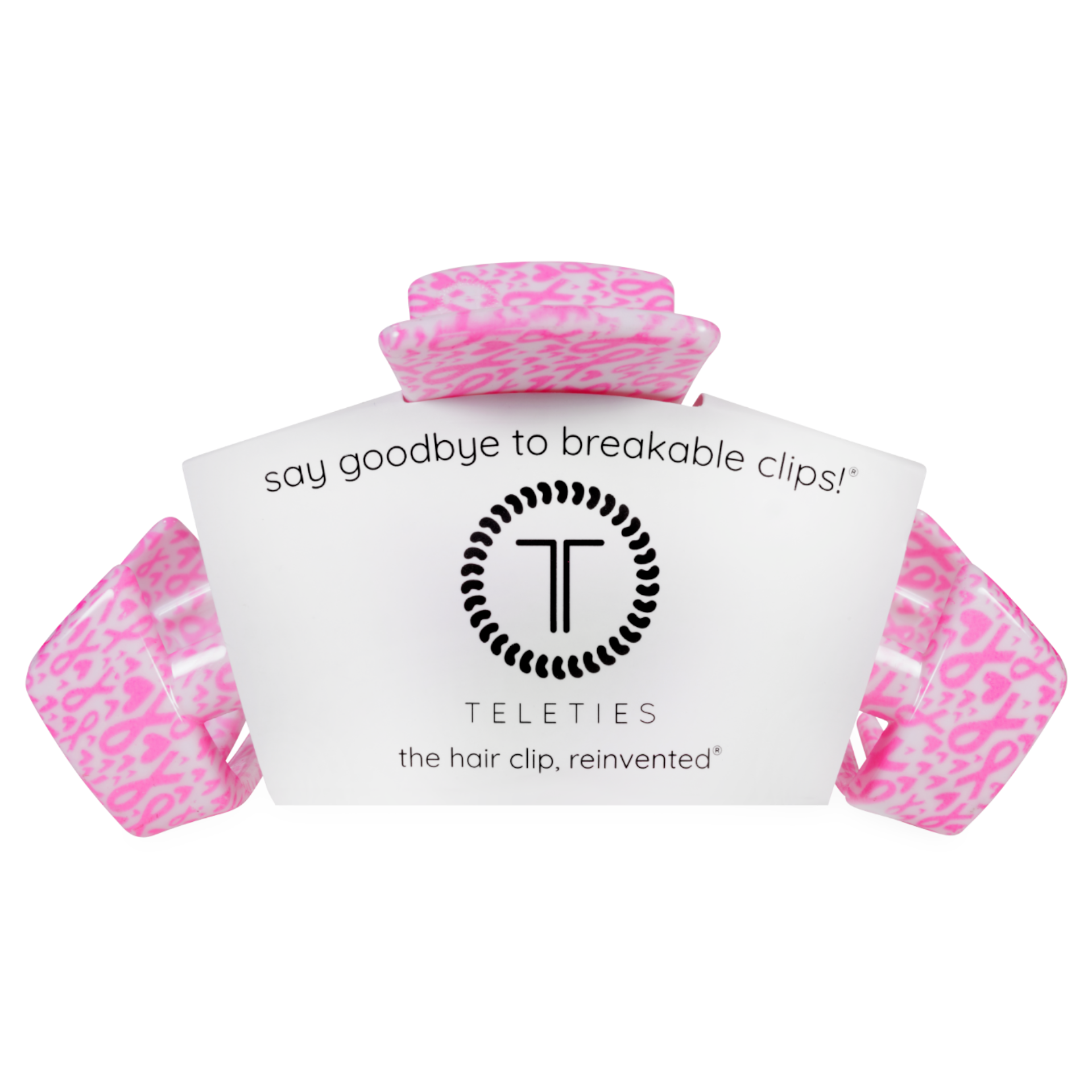 Classic Hair Clip | Large | Breast Cancer Awareness