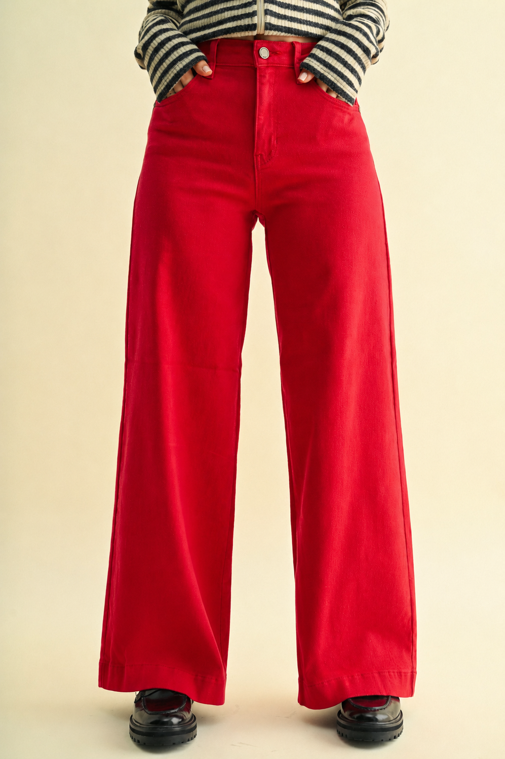 Clean Hem Full Length Wide Leg