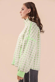Cream & Lime Fleece