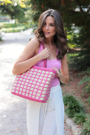 JUANITA TOTE: Pink