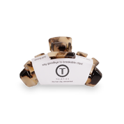 Tiny Classic Hair Clip | Blonde Tortoise
