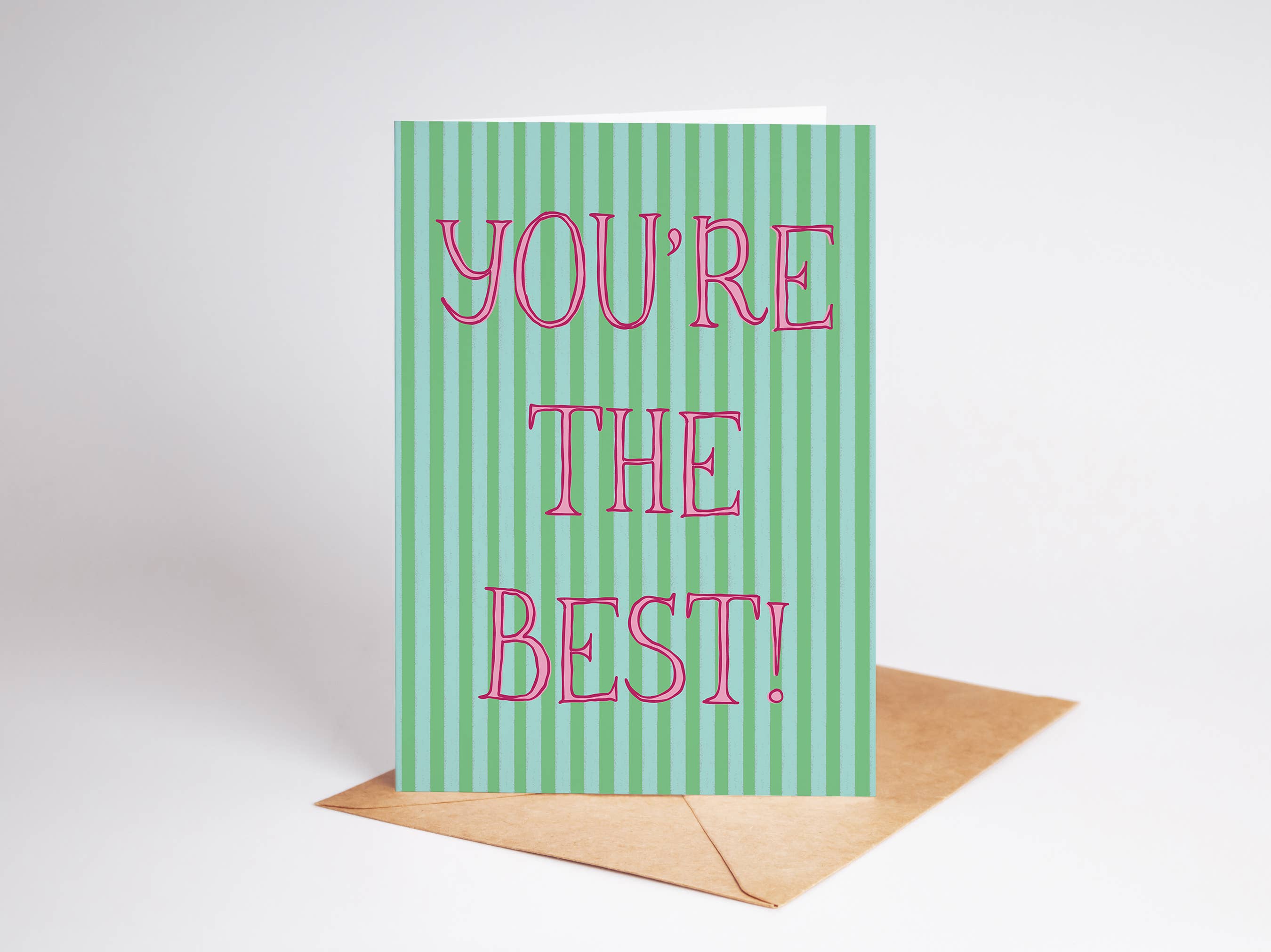 You're The Best! Appreciation Thank You Greeting Card