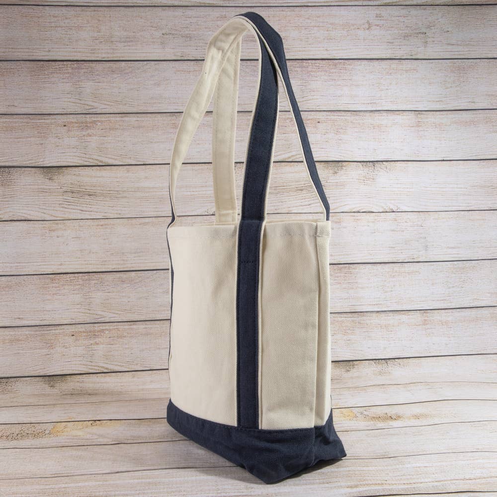 Lazy Sundays Embroidered Tote Bag