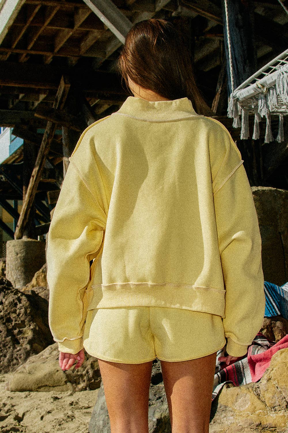 Life Is Good Reversible Mock Neck