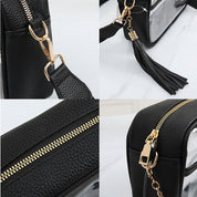 Orange Clear Crossbody Bag