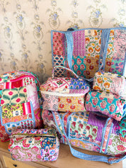 Wildflower Patch | Regular Quilted Tote Bag 