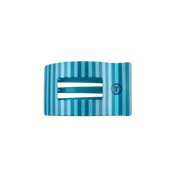 Splash Zone | Small | Flat Rectangle Hair Clip