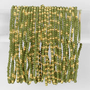 Solid Color 2mm Seed Bead Bracelets