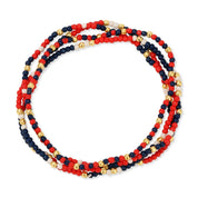 Stretch Seed Assorted Bead GAME DAY Bracelets