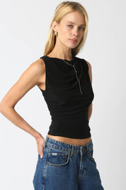 Black Sleeveless Top