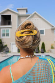 Polka Dot Oversized Lay Down Claw