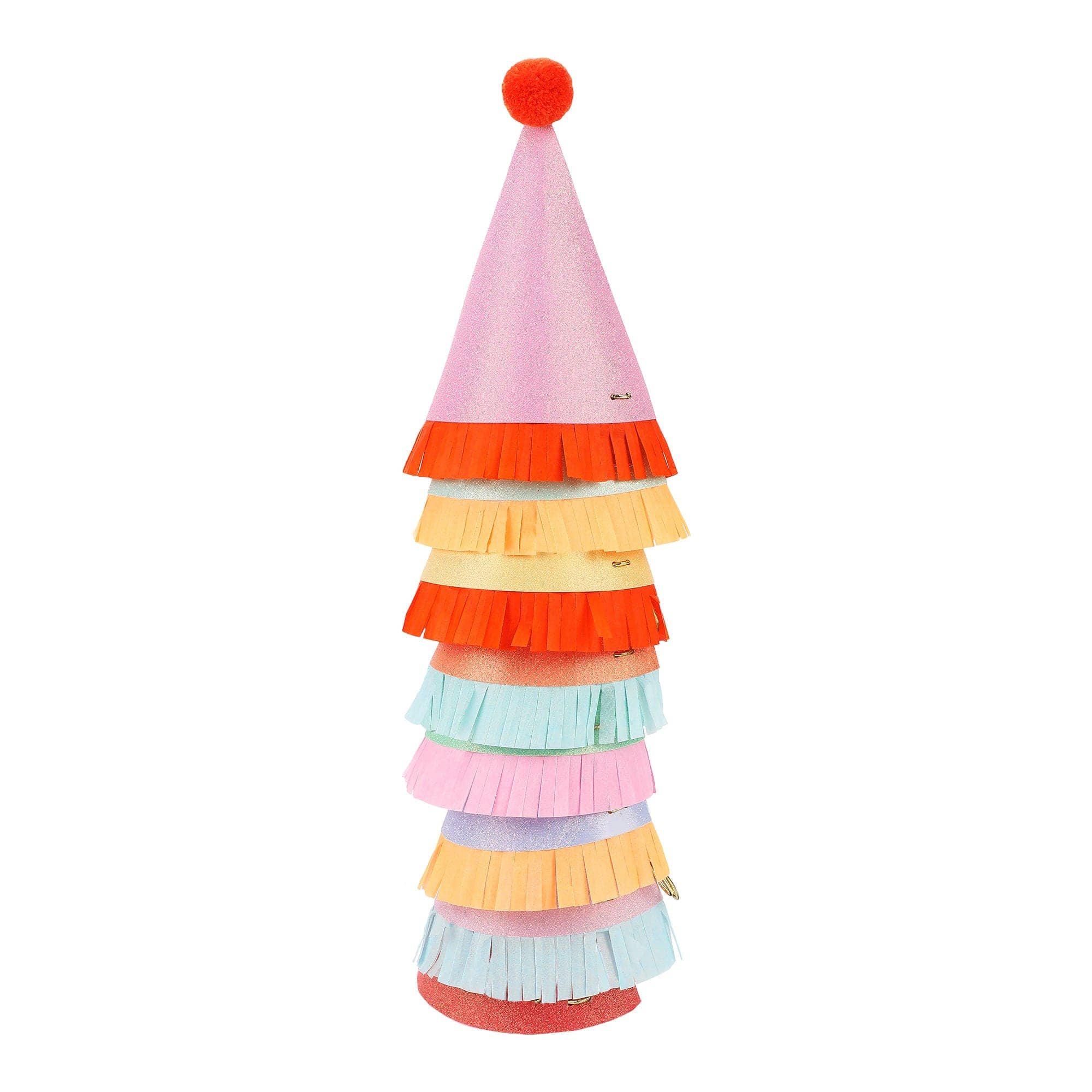 Mini Glitter Party Hats Set (8 ct) — set of 8