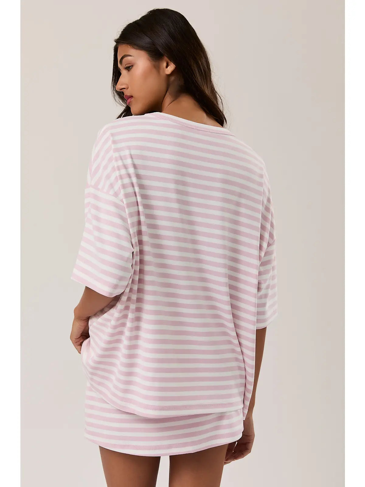 Pink Striped T-Shirt