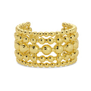 Gold Statement Adjustable Ring