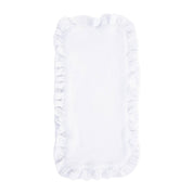 Pink Ruffle Burp Cloth