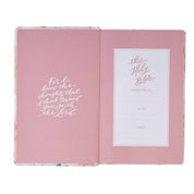 KJV Pink Bible Floral Print