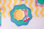 Colorwave Dessert Plates (10 ct) — approx. 8" x 8" dessert plate s and scalloped border for extra flair